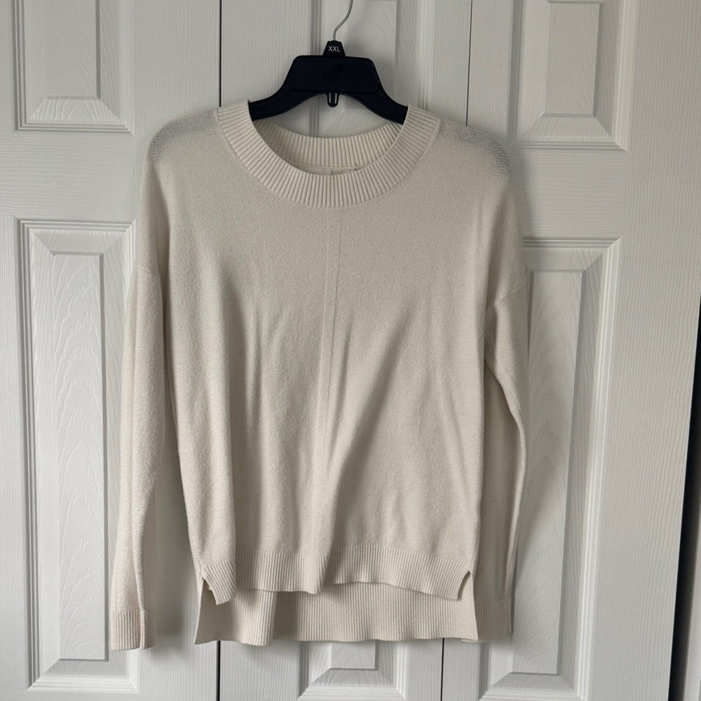 Cyrus Cream Crew Neck Sweater